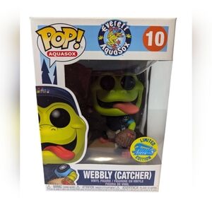 Funko Pop Everett Aquasox #10 Webbly (Camo Jersey) Funko Field Exclusive.